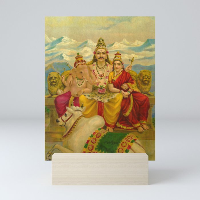 Shankar by Raja Ravi Varma Mini Art Print