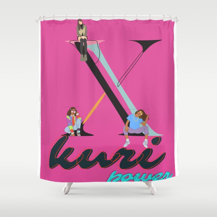 Kuri Power X Shower Curtain