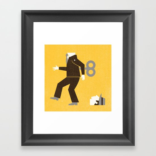 Keep Your Head - Part Two Framed Art Print
