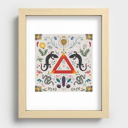 Element of Fire Recessed Framed Print