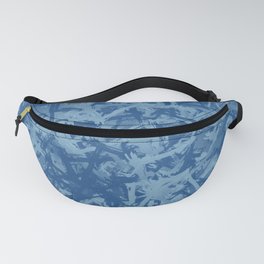 Blue abstract art Fanny Pack
