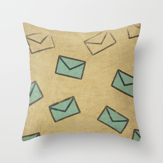 Letter Throw Pillow by Sinonelineman Society6