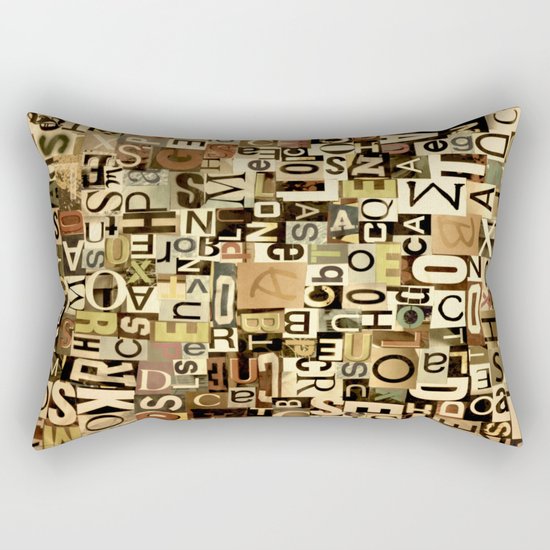 Alphabet Rectangular Pillow