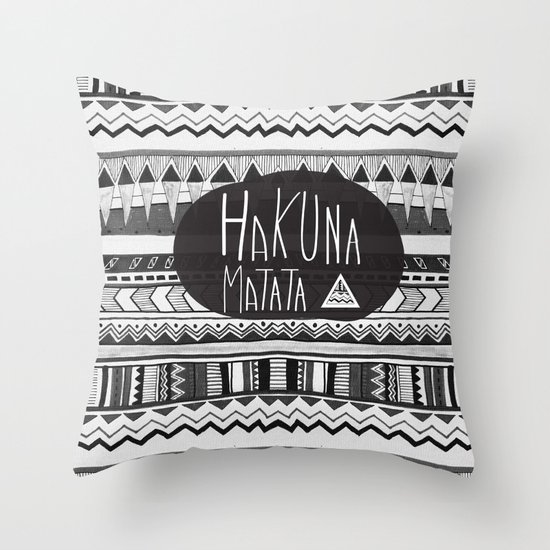 HAKUNA MATATA Throw Pillow