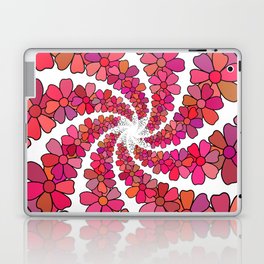 PINK Flower Kaleidoscope Laptop Skin