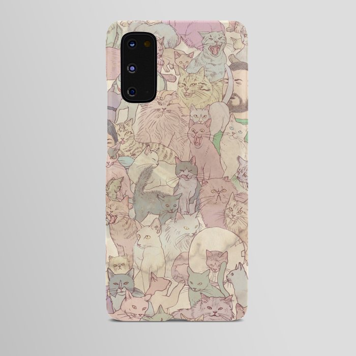 Self  Portrait with Kitties Android Case