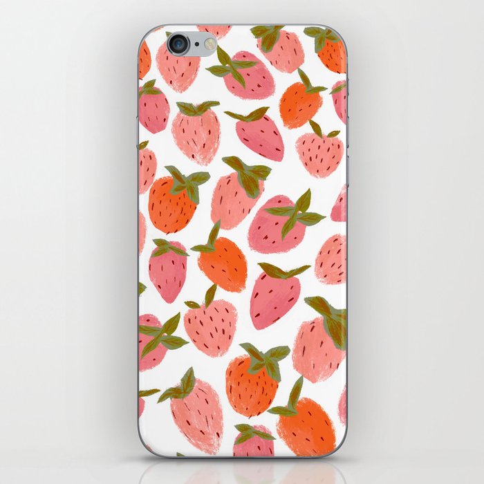 Strawberry Picking iPhone Skin