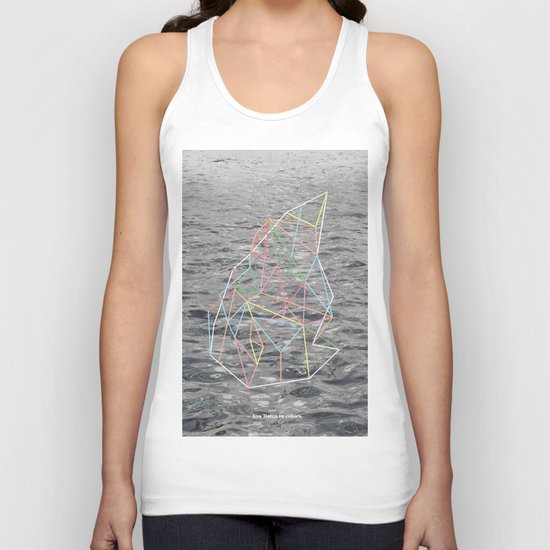 You Listen in Colors Unisex Tank Top