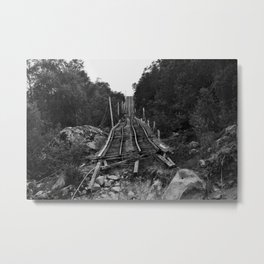To the sky Metal Print | Uprising, Train, Railway, Abandonned, Norway, Nature, Photo, Trolltunga, Mountain, Anarchy 