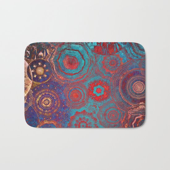 Mysterious Circles Bath Mat