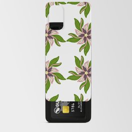Flowing Flower Pattern Android Card Case