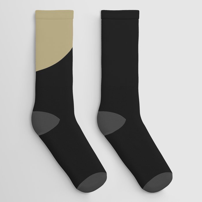 Number 3 (Sand & Black) Socks