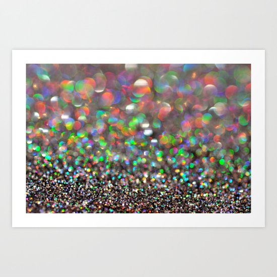 Party Bokeh Party Art Print