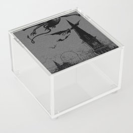 gray devil aesthetic  Acrylic Box