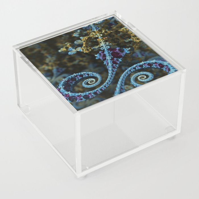 Mbr Fractal Abstract 002PC Acrylic Box