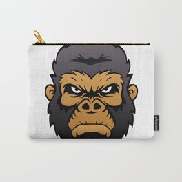 Gorilla Head Cartoon. Carry-All Pouch