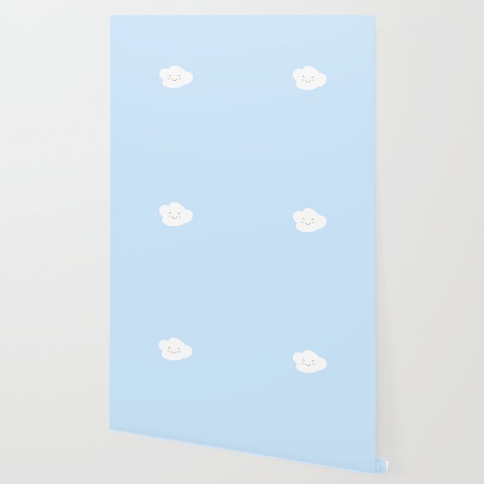 Cute Cloud Wallpaper By Hees Society6