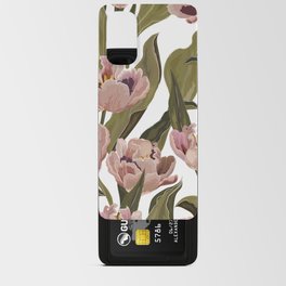Tulip Field in White Android Card Case