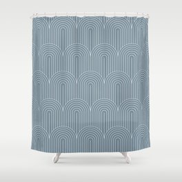 Art Deco Arch Pattern XLI Shower Curtain