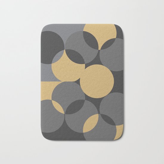 Black Gold Bath Mat