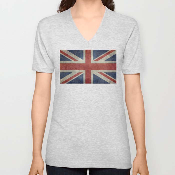 Union Jack Official 3:5 Scale V Neck T Shirt