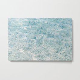 Clear Water Metal Print