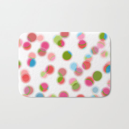 green red blue experiment Bath Mat