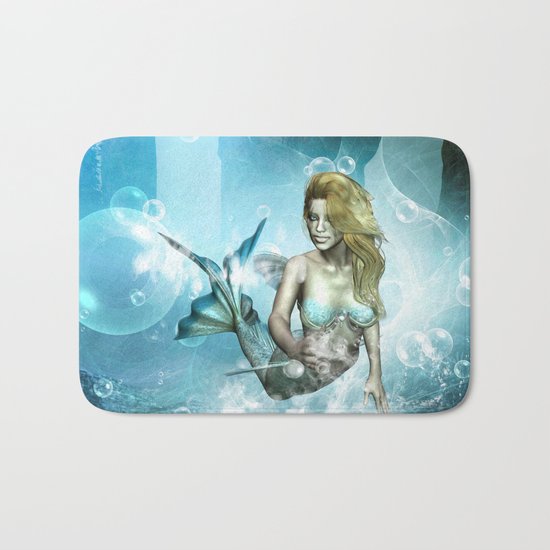 Beautiful mermaid Bath Mat