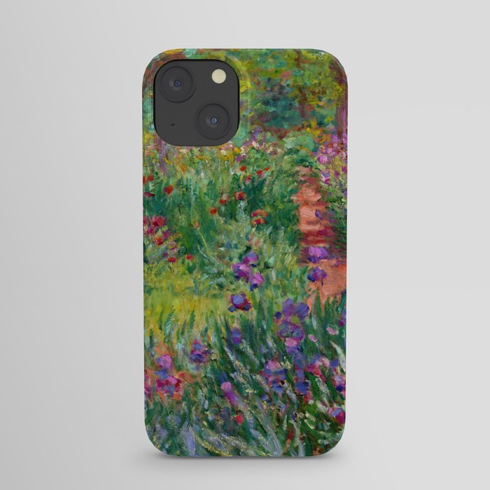 Claude Monet "The Iris Garden at Giverny", 1899-1900 iPhone Case