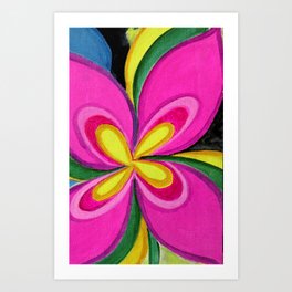 PINK FLOWER Art Print