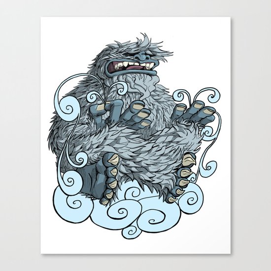 Yeti Canvas Print