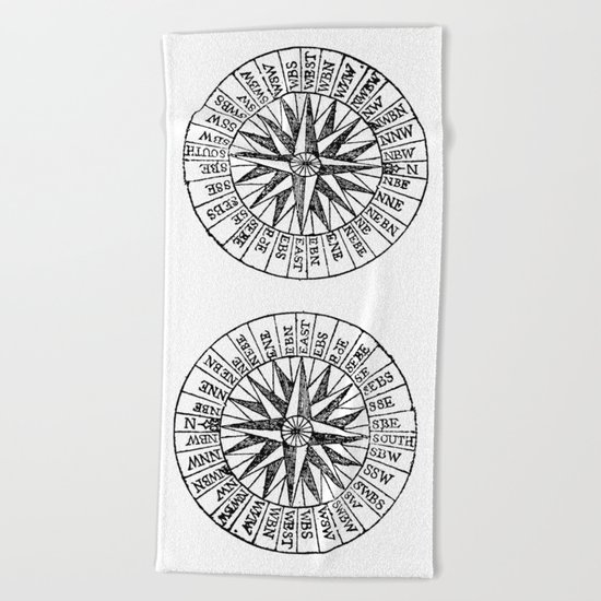 Compass 2 Beach Towel