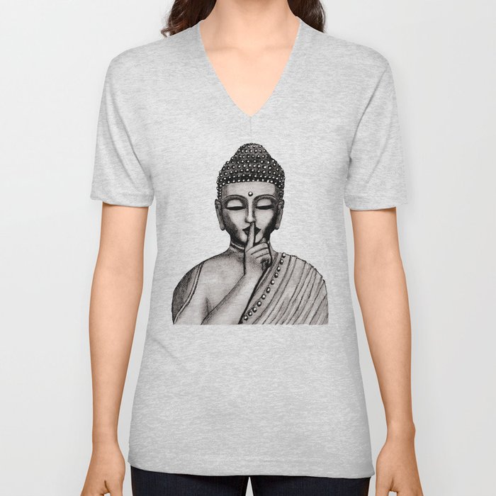 BUDDHA V Neck T Shirt