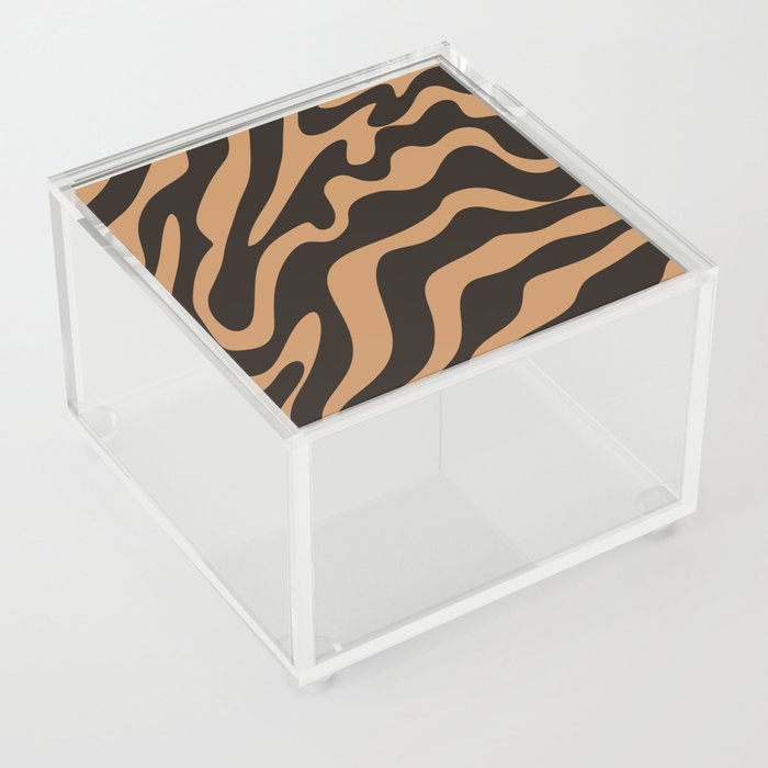 21 Abstract Liquid Swirly Shapes 220725 Valourine Digital Design Acrylic Box