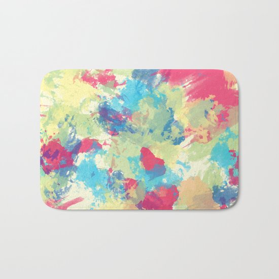 Abstract Painting Bath Mat