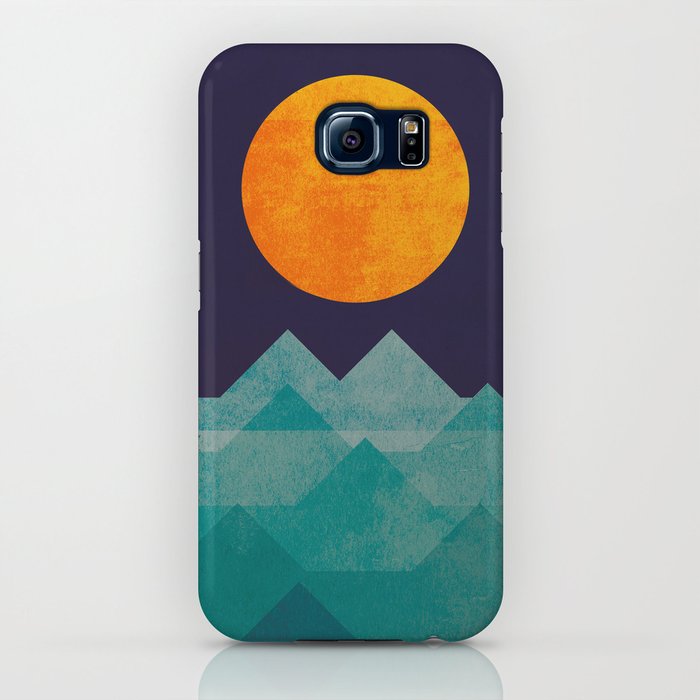 the ocean, the sea, the wave - night scene iphone case