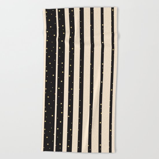 Let it golden snow Beach Towel