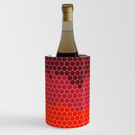 Honeycomb Red Ruby Crimson Scarlet Hive Wine Chiller