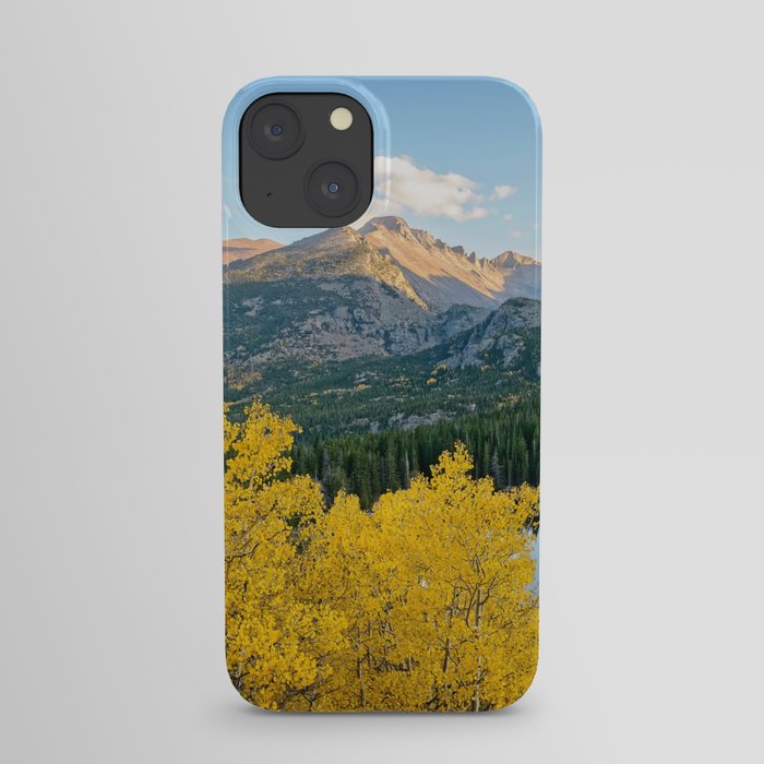 Colorado Bear Lake Autumn Rocky Mountain National Park Fall Landscape iPhone Case