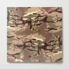 My Most Popular Camo! Metal Print | Olive, Camo, Brown, Camouflage, Abstract, Beige, Fabric, Graphicdesign 