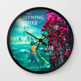 Percy Jackson & the Cherry Blossom Tree Wall Clock