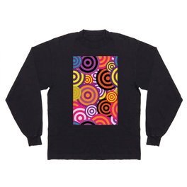 Abstract Colorful Circles Fashion Long Sleeve T-shirt