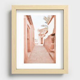 Moroccan Pink Entrance Recessed Framed Print