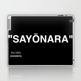 Sayonara (Letters) Laptop Skin