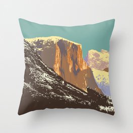 Yosemite's El Capitan Throw Pillow