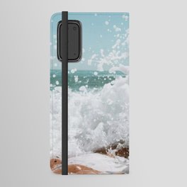 Ocean Foam Android Wallet Case