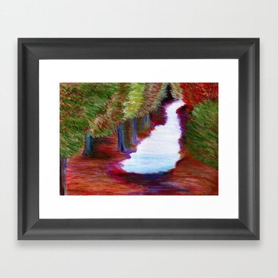 Captivated Forest Framed Art Print