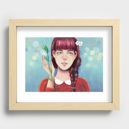 waiting for you Recessed Framed Print