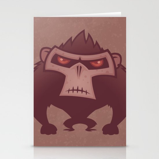 Angry Ape Stationery Cards