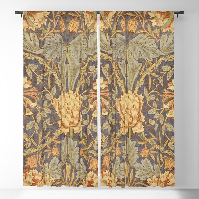 William Morris "Honeysuckle and tulip" 5. Blackout Curtain